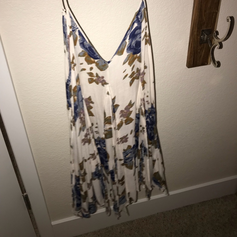 Multicolor floral free people dress